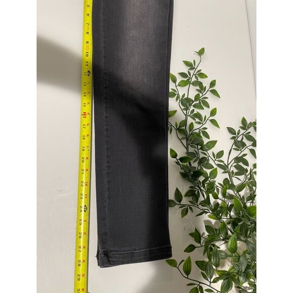 Spanx The Perfect Vintage Straight Ankle Jeans XS Black Stretch Cotton Blend Was - Picture 13 of 14
